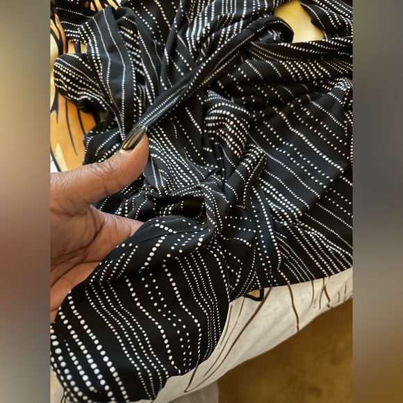 SIMPLY STYLED strapless Jumpsuit dots size Xl - Picture 8 of 10